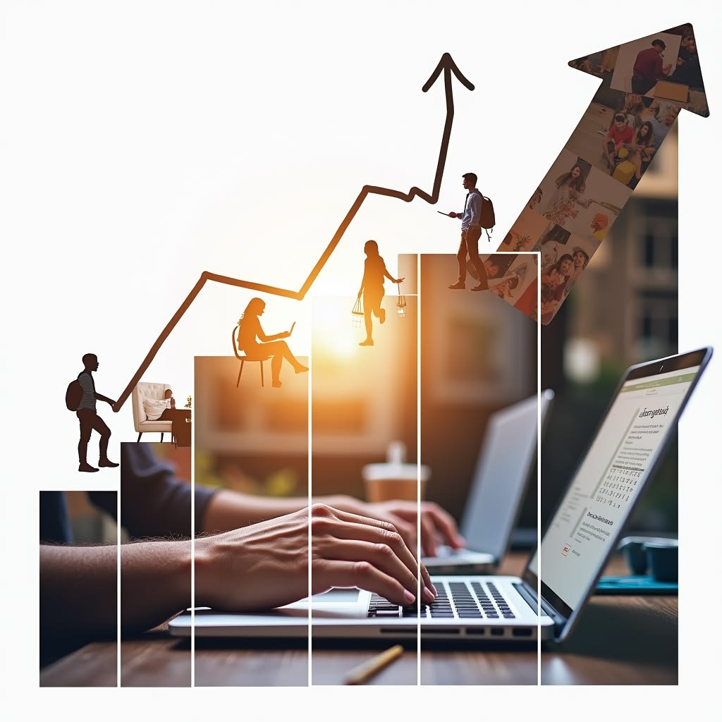 People using HR technology